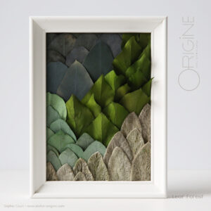 leaf forest tableau-végétal-feuilles-stabilisées-eucalyptus-décoration-végétale-origine-atelier-floral