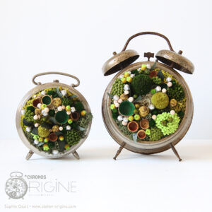 reveil-végétal-vegetaux-stabilisés-vintage-detournement-d'objet-origine-atelier-floral-sophie-court