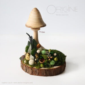 décoration-végétale-champignon-tourné-a-la-main-en-bois-origine-atelier-floral-climt