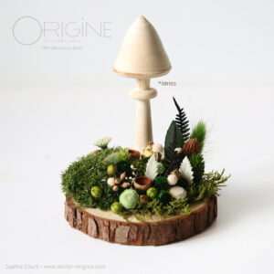 décoration-végétale-champignon-tourné-a-la-main-en-bois-origine-atelier-floral-climt