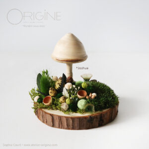 décoration-végétale-champignon-tourné-a-la-main-en-bois-origine-atelier-floral-climt