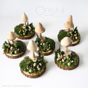 décoration-végétale-champignon-tourné-a-la-main-en-bois-origine-atelier-floral-climt