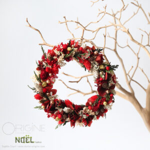 couronne-de-fleurs-séchées-stabilisées-de-noel-origine-atelier-floral